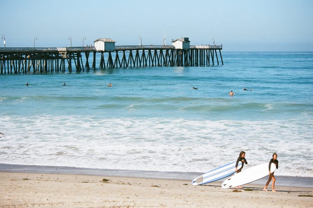 Ektar 100 Canon 1V — at San Clemente Beach and Pier